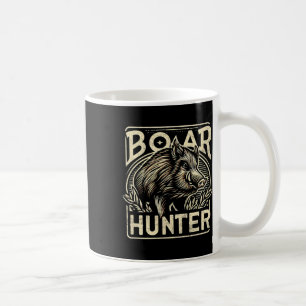 Caneca De Café Vintage de caça a suínos selvagens Legal