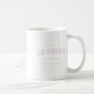Caneca De Café Vintage deixa Brown Team Summer Camp Cor