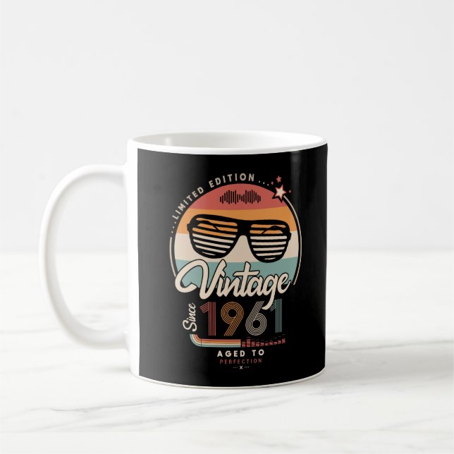 Caneca De Café Vintage desde 1961 (Esquerda)