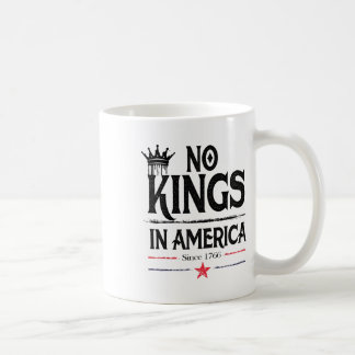 Caneca De Café Vintage Design No Kings In America Desde 1776 Para