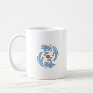Caneca De Café vintage duplo phonix