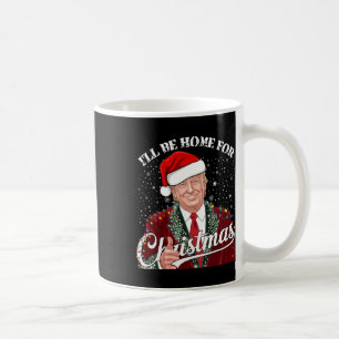 Caneca De Café Vintage Engraçada Trump Humoroso Eu Estarei Em Cas