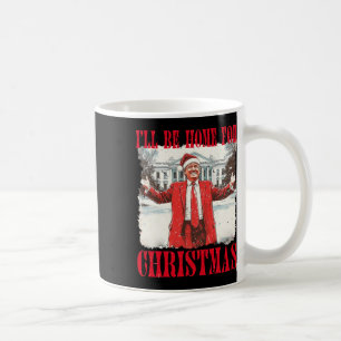 Caneca De Café Vintage Engraçado Humorístico Trump Estarei em Cas