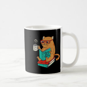 Caneca De Café Vintage Engraçado Meme Beba Bom Café E Leia Bem
