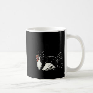 Caneca De Café Vintage Engraçado Meme Gato De Gatinho E Galinha Q