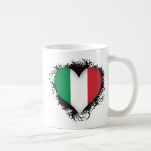 Caneca De Café Vintage eu amo Italia