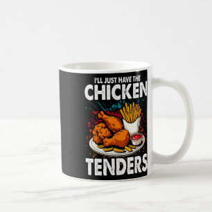 Caneca De Café Vintage Eu Vou Querer Só Os Tenders De Frango