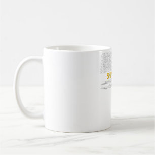 Caneca De Café Vintage EUA Flag Proud Skiting Mãe Skier