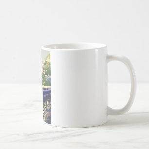 Caneca De Café Vintage Europe Rail Viagem