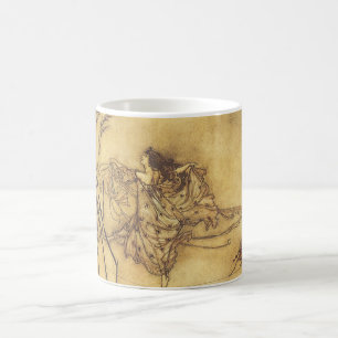 Caneca De Café Vintage Fairy Tale, Fairy's Tightrope de Rackham