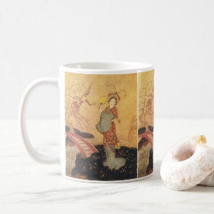 Caneca De Café Vintage Fairy Tale Princess Badoura, Edmund Dulac