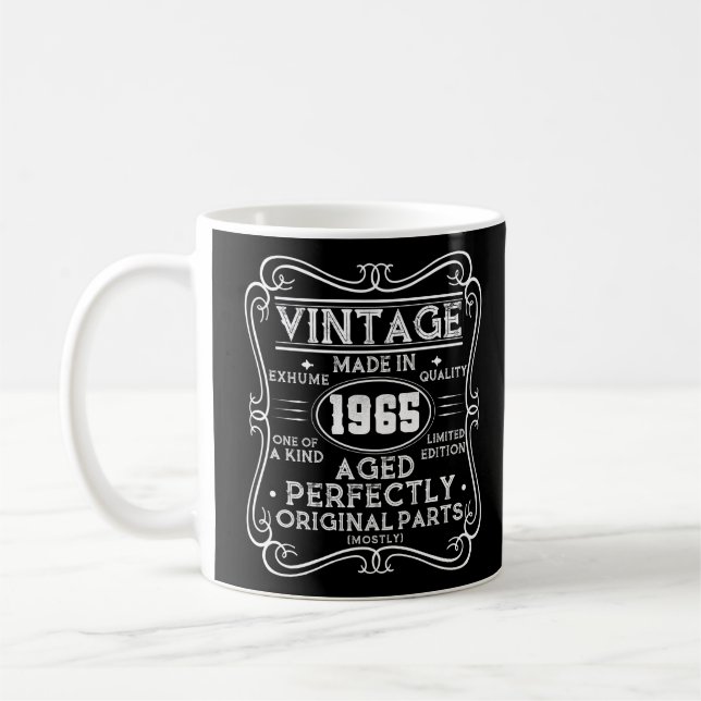 Caneca De Café Vintage Feita Em 1965 (Esquerda)