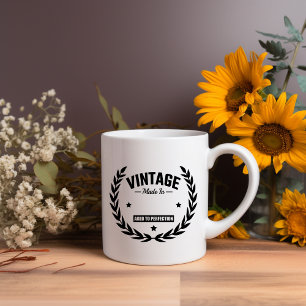 Caneca De Café Vintage Feita... Meme Mug