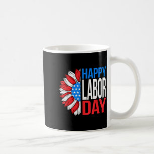 Caneca De Café Vintage Feliz Dia do Trabalho Patriótico Trabalhad