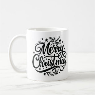 Caneca De Café Vintage Feliz Natal - Festivo e Elegante