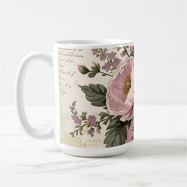 Caneca De Café Vintage Floral - Coffee Mug