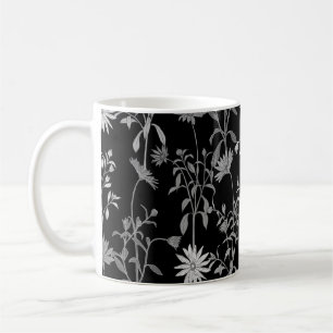 Caneca De Café Vintage floral: fundo de convite sem descontinuida