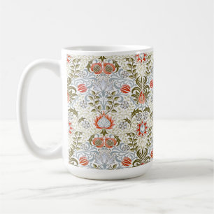 Caneca De Café Vintage Floral Wallpaper por William Morris (1879)