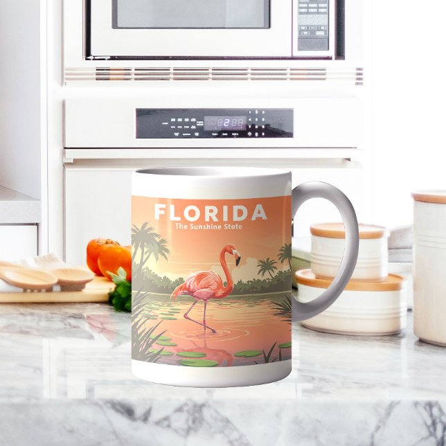 Caneca De Café Vintage Florida (Criador carregado)