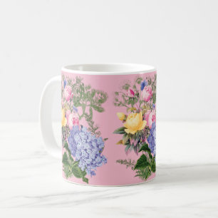 Caneca De Café Vintage Flowers Coffee Mug