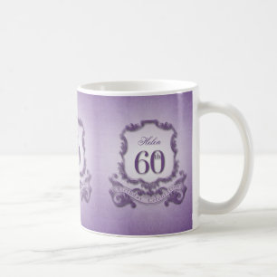 Caneca De Café Vintage Frame 60th Birthday Celebration Mug