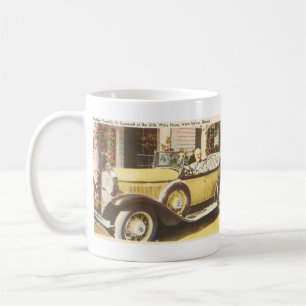 Caneca De Café vintage Franklin D. Roosevelt Cars GEORGIA