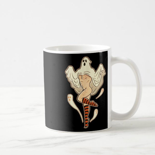 Caneca De Café Vintage Funny Gay Halloween (Direita)