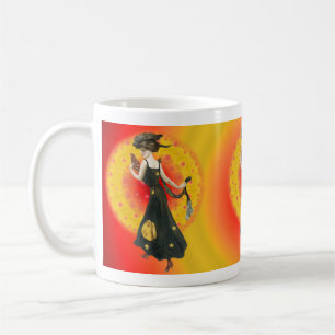 Caneca De Café Vintage Glamor Girl Mug