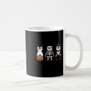 Caneca De Café Vintage Halloween Penguin Trick Ou Waddle Spooky _