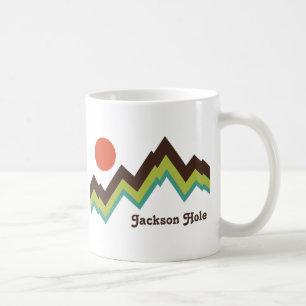 Caneca De Café Vintage Jackson Hole