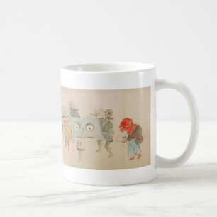 Caneca De Café Vintage Japan Night Parade