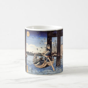 Caneca De Café Vintage Japonês Art 1800's