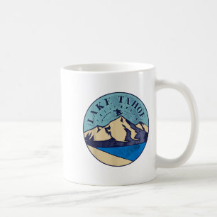 Caneca De Café Vintage Lake Taguda Ss Cute Ss Skiing Snow Mountai