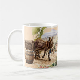 Caneca De Café Vintage Look Donkey Mug