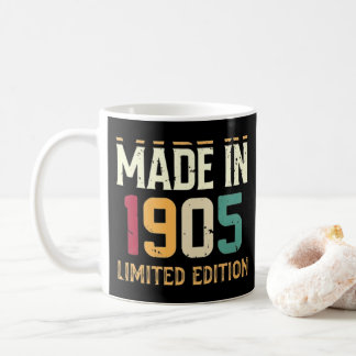 Caneca De Café "Vintage Made in 1905 Limited Edition-