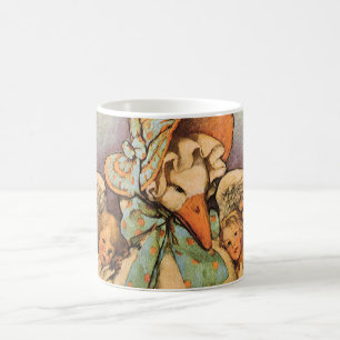 Caneca De Café Vintage Mãe Goose Filhos Jessie Willcox Smith