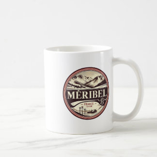Caneca De Café Vintage Méribel Ski Trip