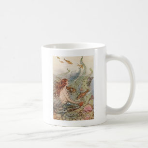 Caneca De Café Vintage Mermaid