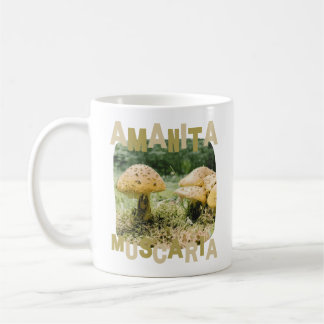 Caneca De Café Vintage merry mushroom lovers, Amanita muscaria