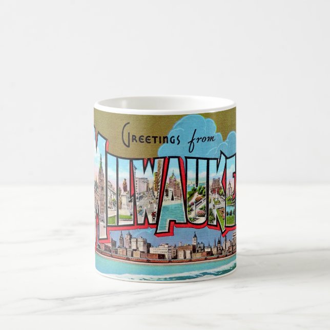 Caneca De Café Vintage Milwaukee Mug (Centro)