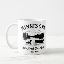 Caneca De Café Vintage Minnesota Viagem