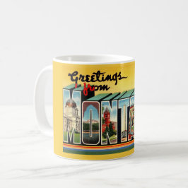 Caneca De Café Vintage Montana Mug
