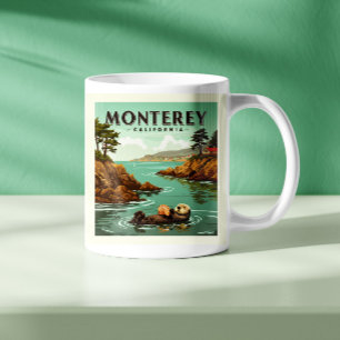 Caneca De Café Vintage Monterey California