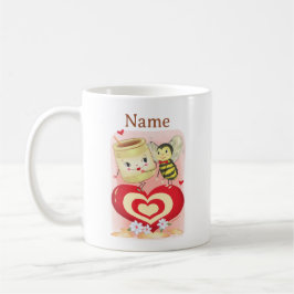 Caneca De Café Vintage Namorados Honey Bee Mug