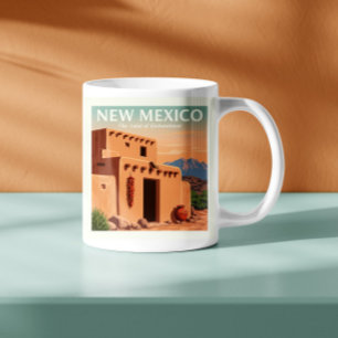 Caneca De Café Vintage Novo México