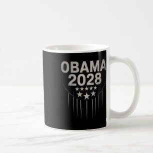 Caneca De Café Vintage Obama 2028 Engraçado Eleição Política Patr
