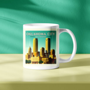 Caneca De Café Vintage Oklahoma City Oklahoma