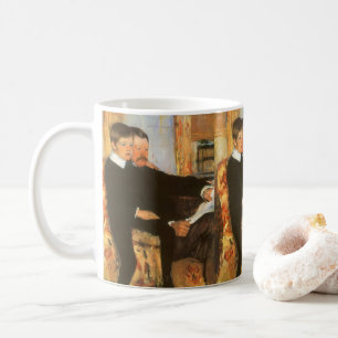 Caneca De Café Vintage Padre e Filho Retrato de Mary Cassatt