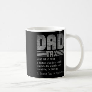 Caneca De Café Vintage Pai Tax Definition Men Funny Dia de os pai
