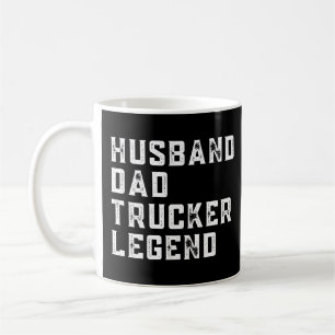 Caneca De Café Vintage Pai Trucker dizendo